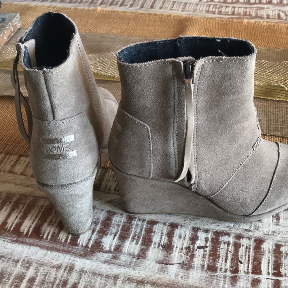 TOMS Wedge Booties
